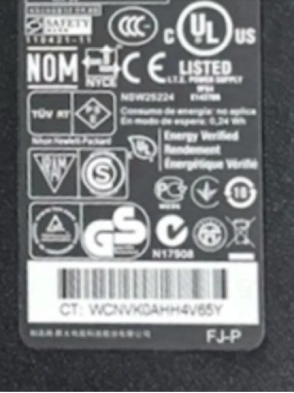 Genuine HP 150W AC Adapter Charger HSTNN-CA27 693707-001 Slim Laptop Power Cord